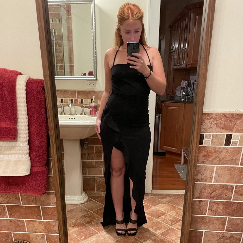 Black formal dress